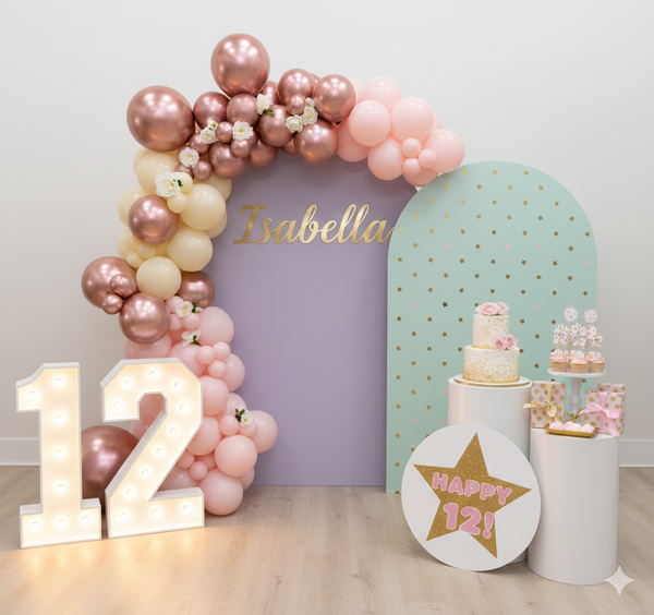 Backdrops and Balloons Decoration