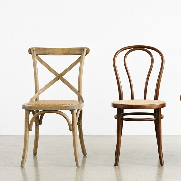Bentwood-Cross Back Chairs