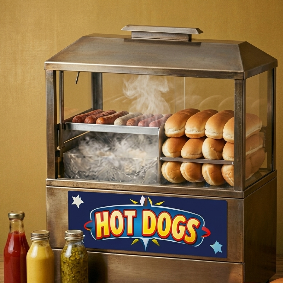 Hot Dog Steamer Machine